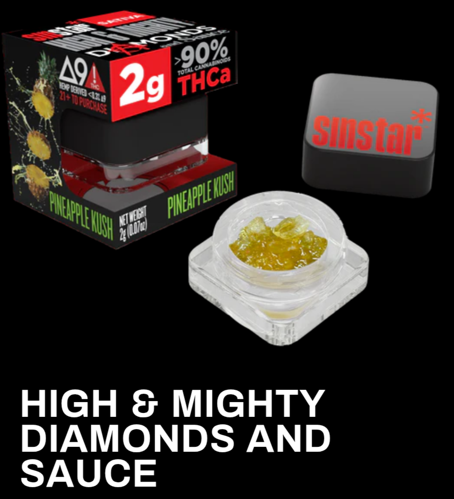 Diamonds and sauce