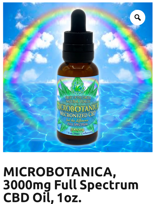 3000 mg Full spec Fruit of the Earth